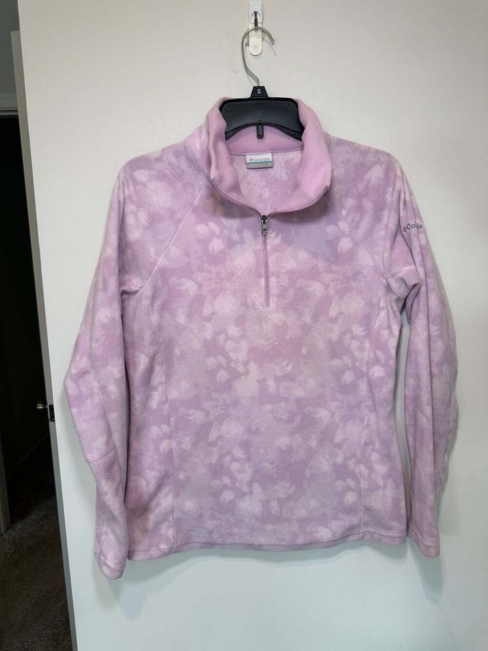 Columbia Sportswear Company Fleece Pullover Size M Purple Tie Dye